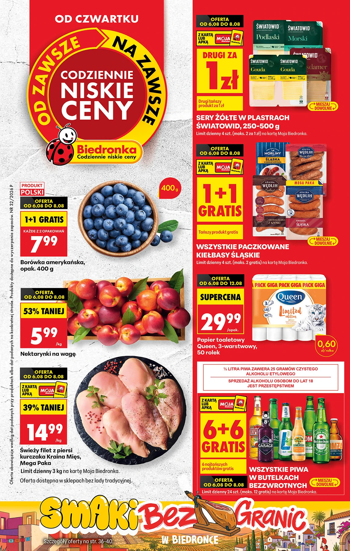 Biedronka Volantino 06.08.2026 — Pagina 1