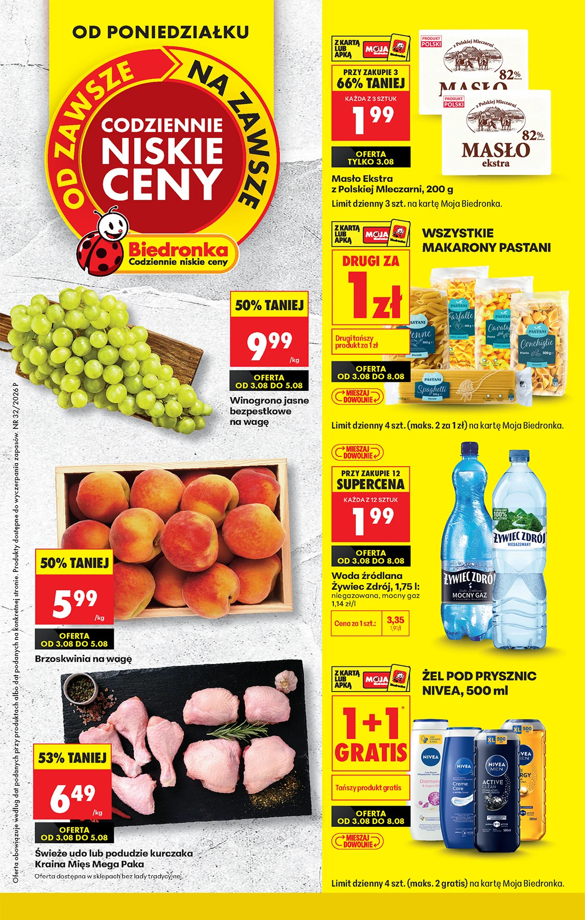 Biedronka Folleto 03.08.2026 — Página 1