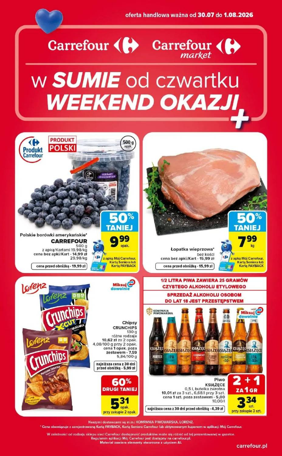 Carrefour Leták 30.07–05.08.2026 — Strana 1