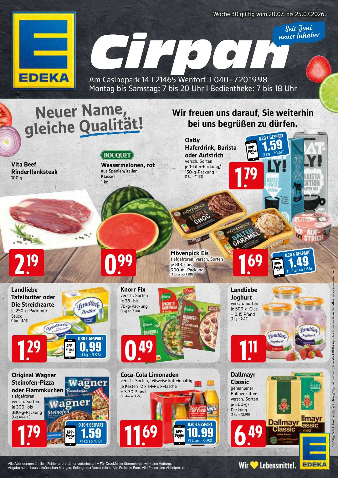 Edeka Flyer 19.07–25.07.2026 — Page 1