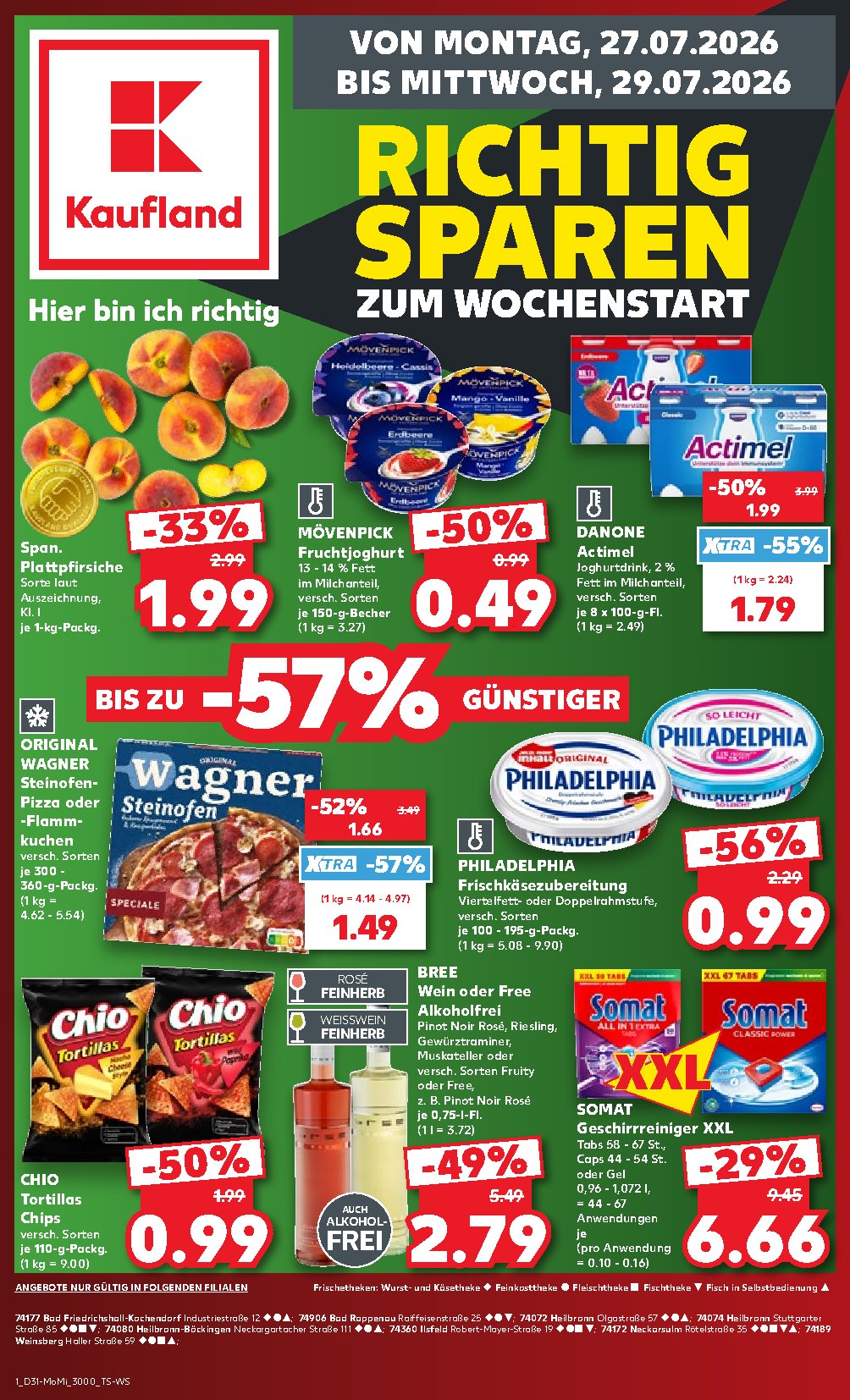 Kaufland Flyer 27.07–29.07.2026 — Page 1