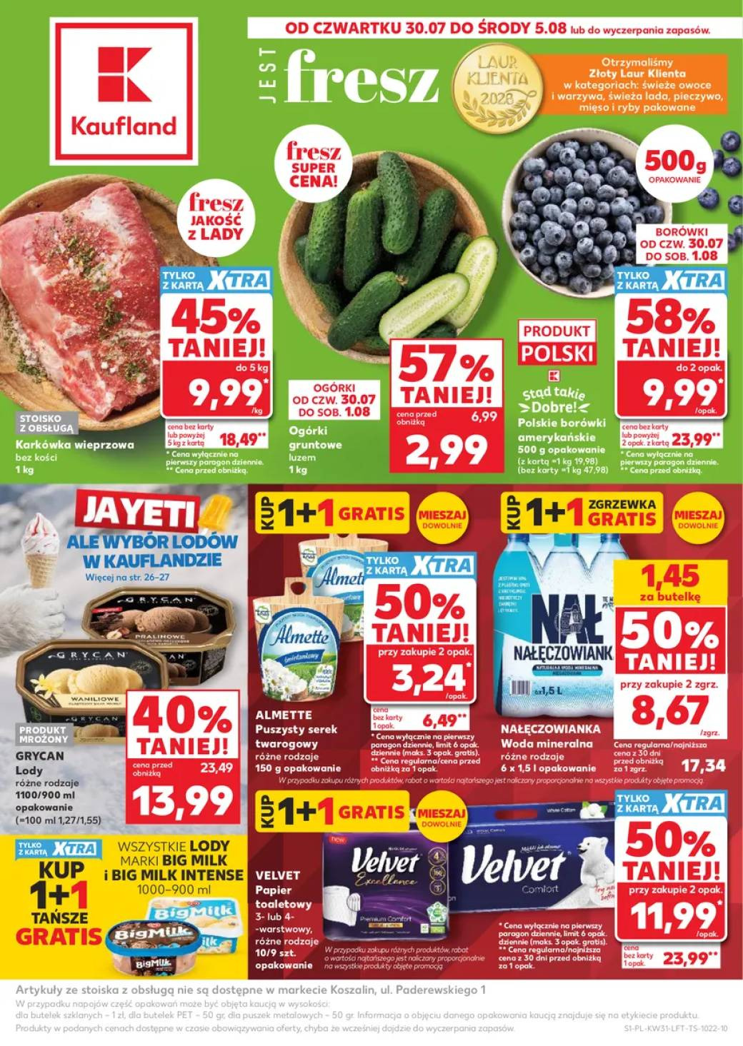 Kaufland Flyer 30.07–05.08.2026 — Page 1