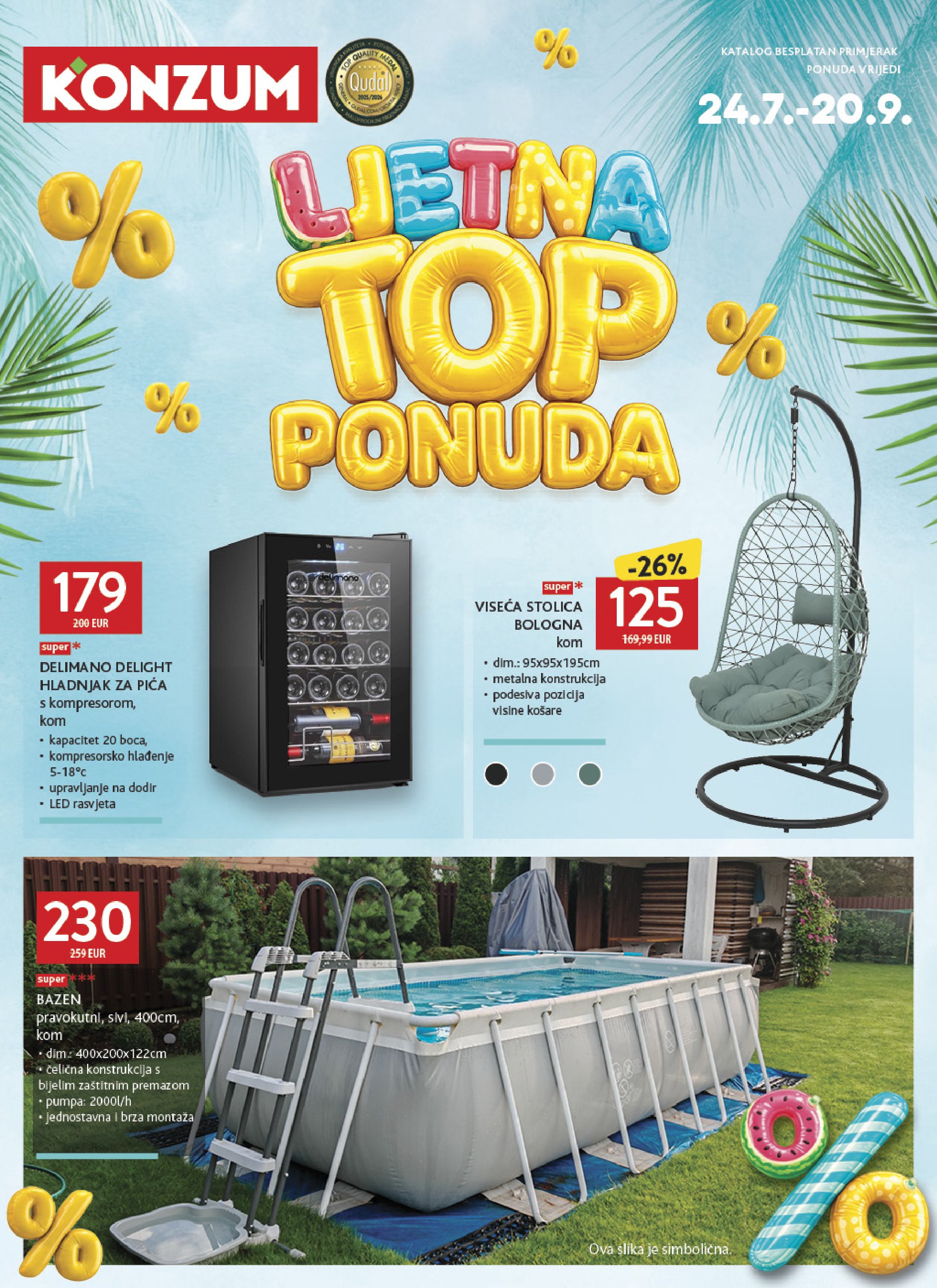 Konzum Gazetka 28.07–03.08.2026 — Strona 1