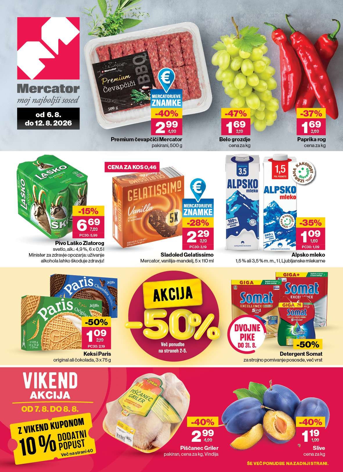 Mercator Flyer 06.08–12.08.2026 — Page 1