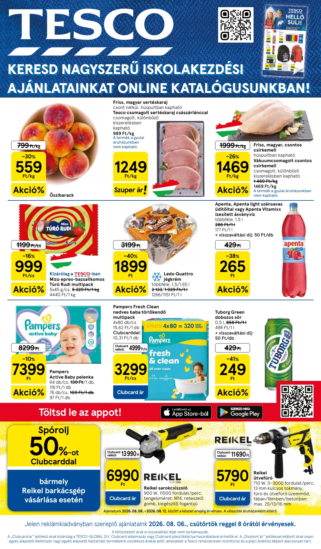 Tesco Flyer 06.08–12.08.2026 — Page 1
