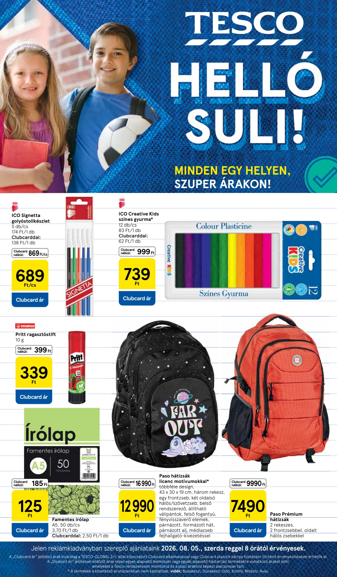 Tesco Flyer 05.08–11.08.2026 — Page 1