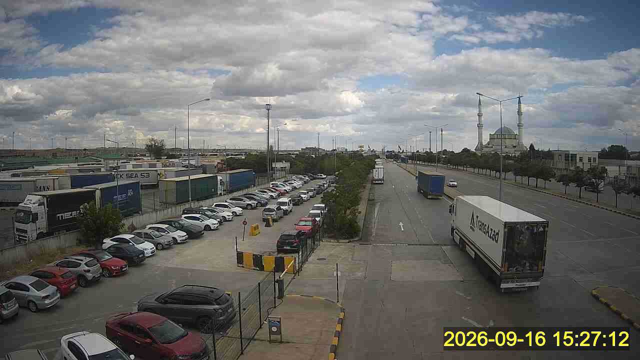 Kapıkule Çıkış — Yolcu Çıkış Edirne Kapı (Türkiye ↔ BG) — webcam