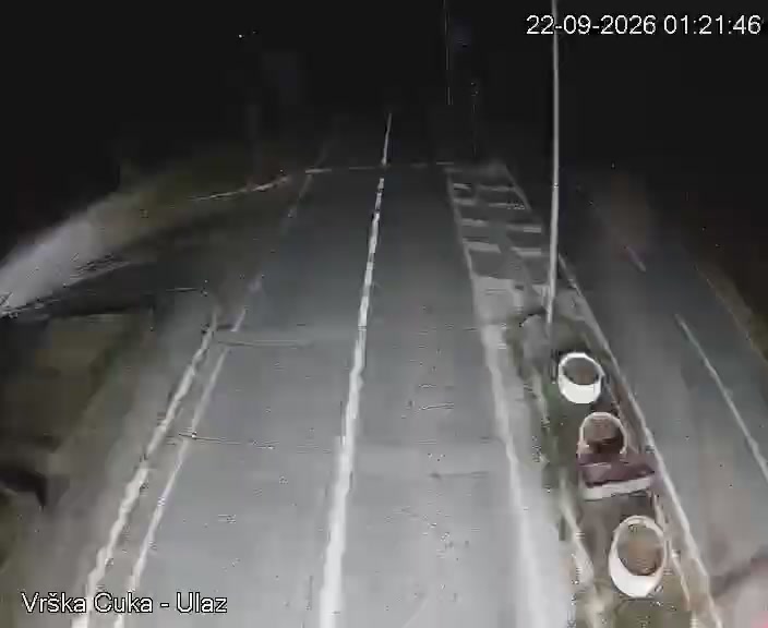 Vrška Čuka (Serbia) — entry lane, seen from BG→RS — webcam