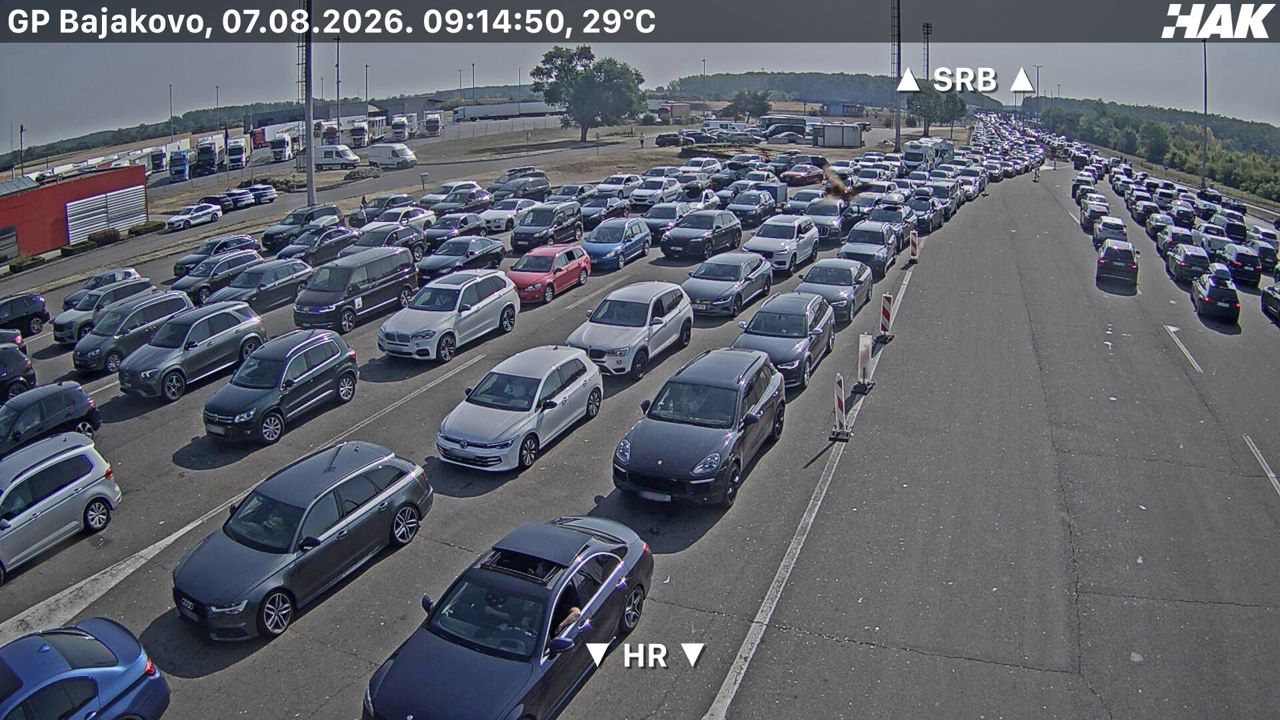 Bajakovo HAK 2 (Serbia → Croatia) — webcam