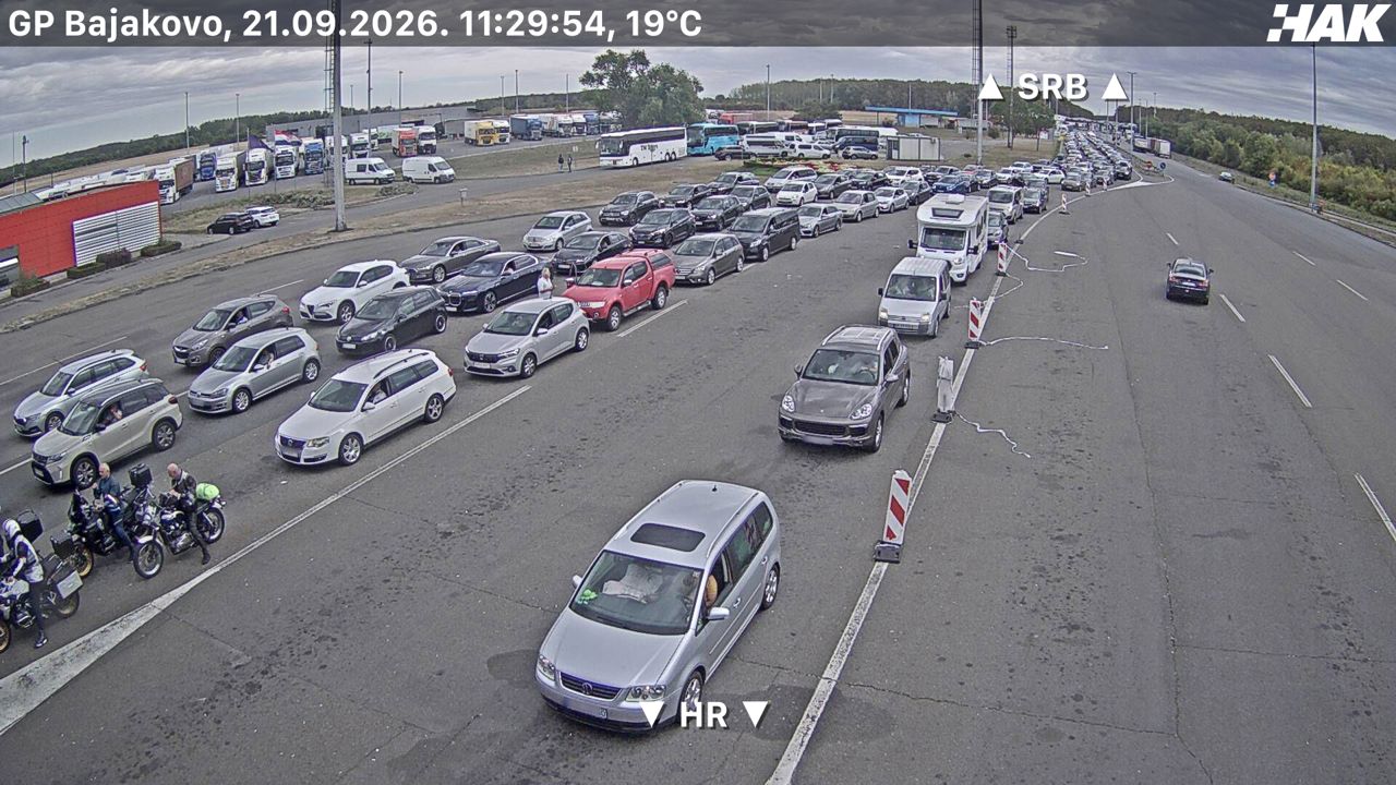 Bajakovo HAK 2 (Serbia → Croatia) — webcam