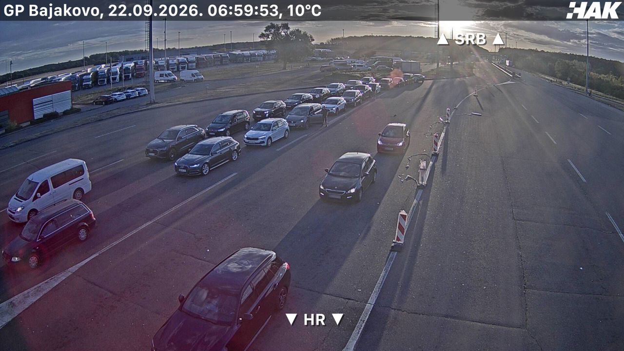 Bajakovo HAK 2 (Serbia → Croatia) — webcam