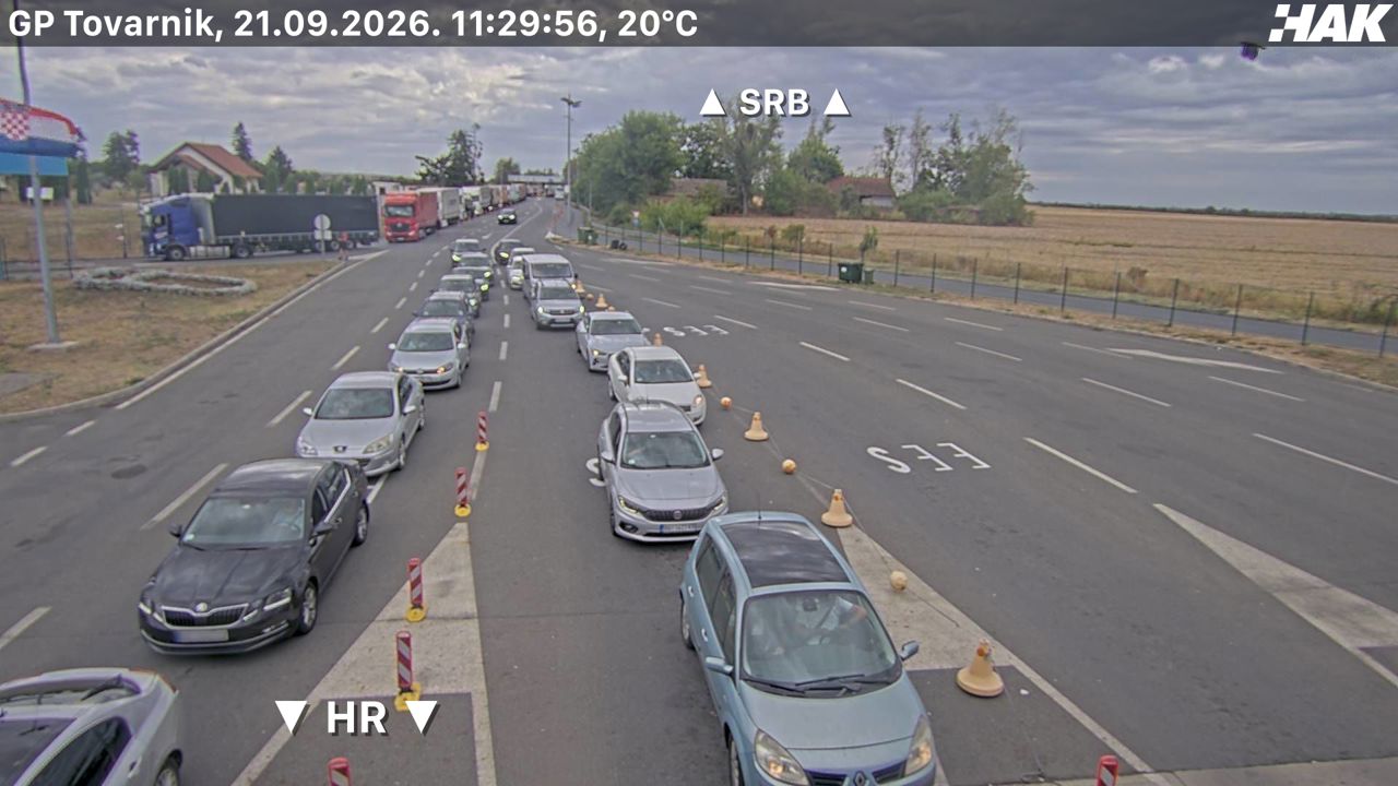 Tovarnik HAK (Serbia → Croatia) — webcam