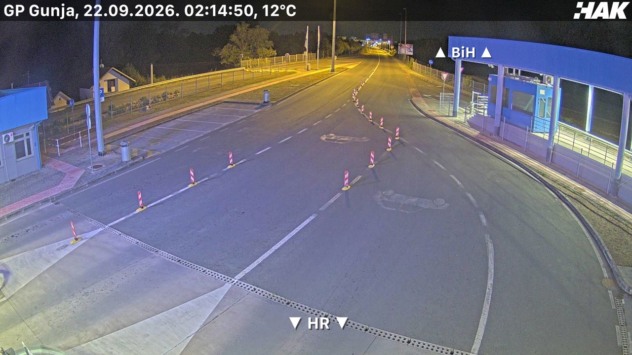 Gunja HAK (Bosnia → Croatia) — webcam