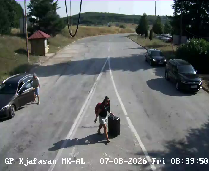 Kjafasan (N.Macedonia → Albania) — webcam