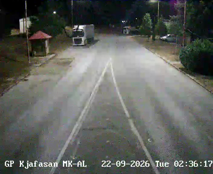 Qafë Thanë (Albania → N.Macedonia) — webcam