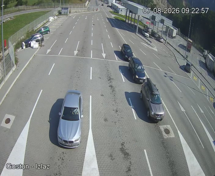 Gostun izlaz (Serbia → Montenegro) — webcam