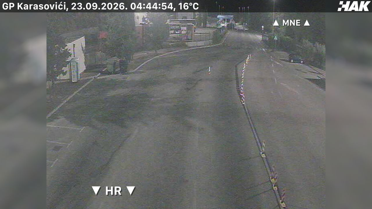 Karasovići HAK (Croatia → Montenegro) — webcam