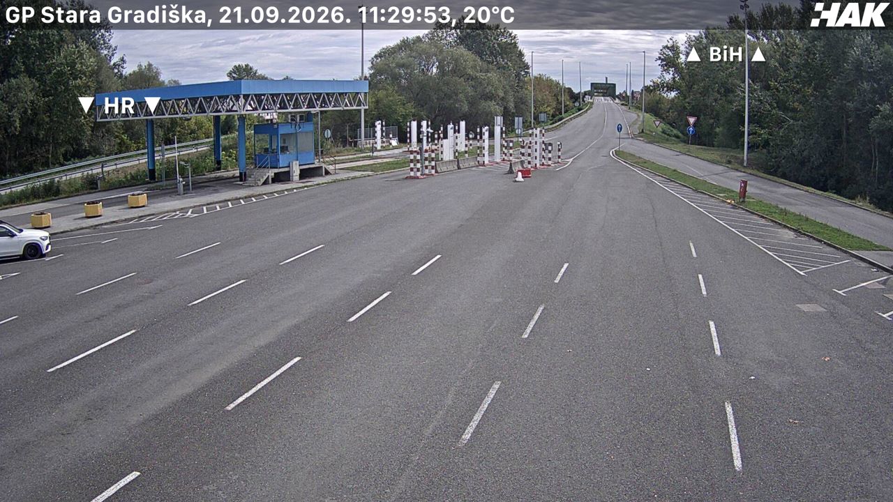 Stara Gradiška HAK 2 (Bosnia → Croatia) — webcam