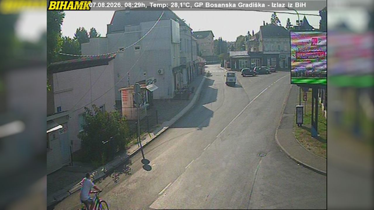 Bosanska Gradiška HAK (Bosnia → Croatia) — webcam