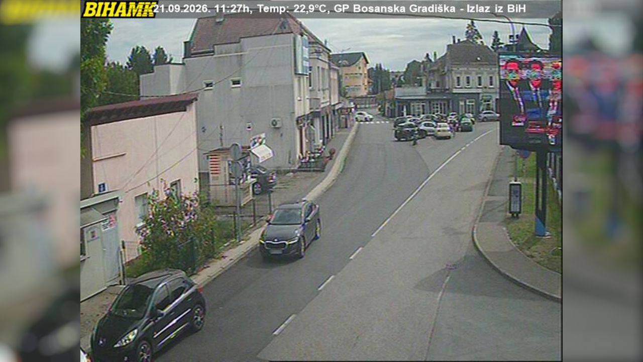 Bosanska Gradiška HAK (Bosnia → Croatia) — webcam