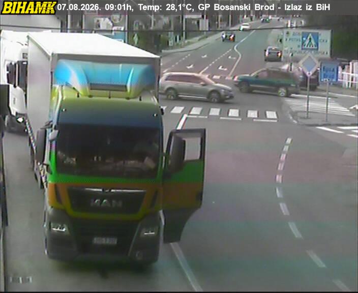 Brod BIHAMK izlaz (Bosnia → Croatia) — webcam