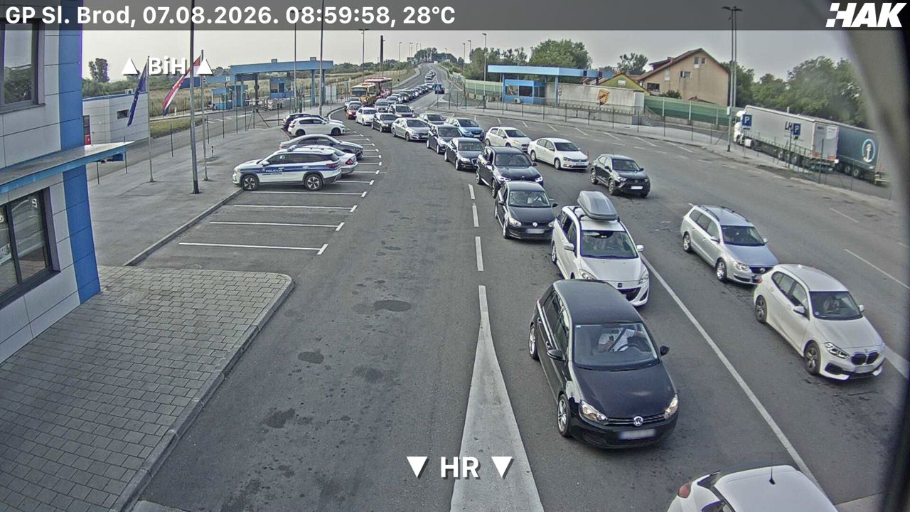 Bosanski Brod HAK (Bosnia → Croatia) — webcam