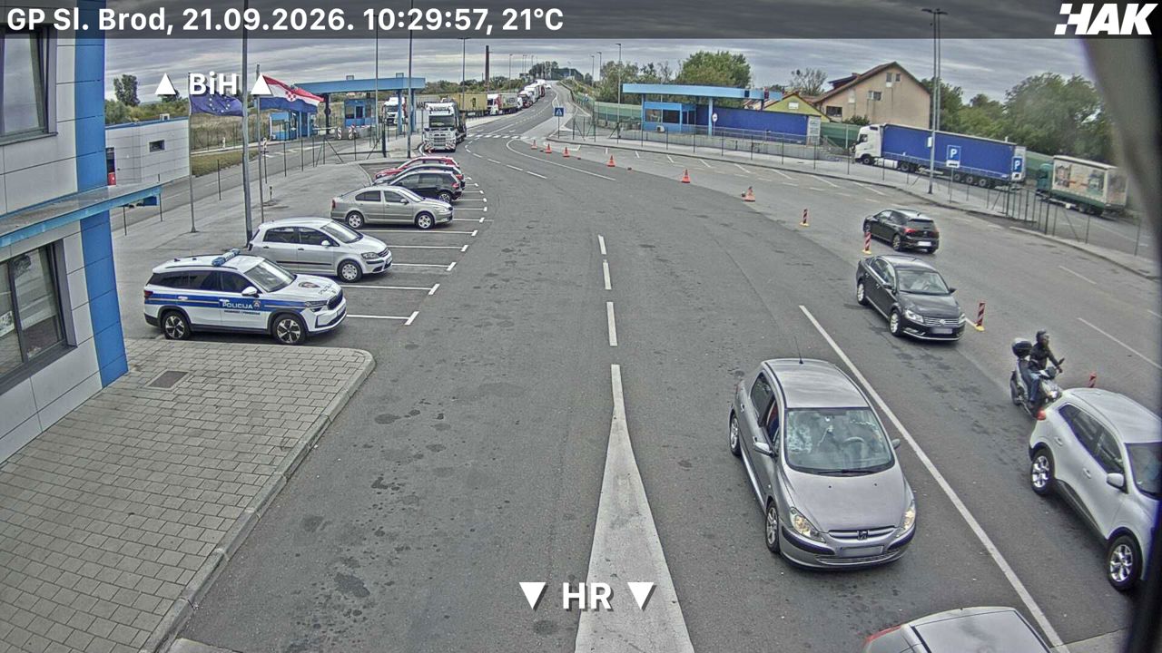 Bosanski Brod HAK (Bosnia → Croatia) — webcam