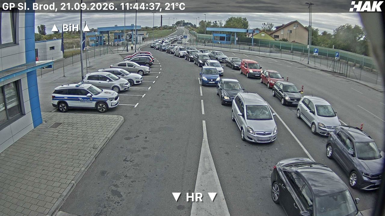 Bosanski Brod HAK (Bosnia → Croatia) — webcam