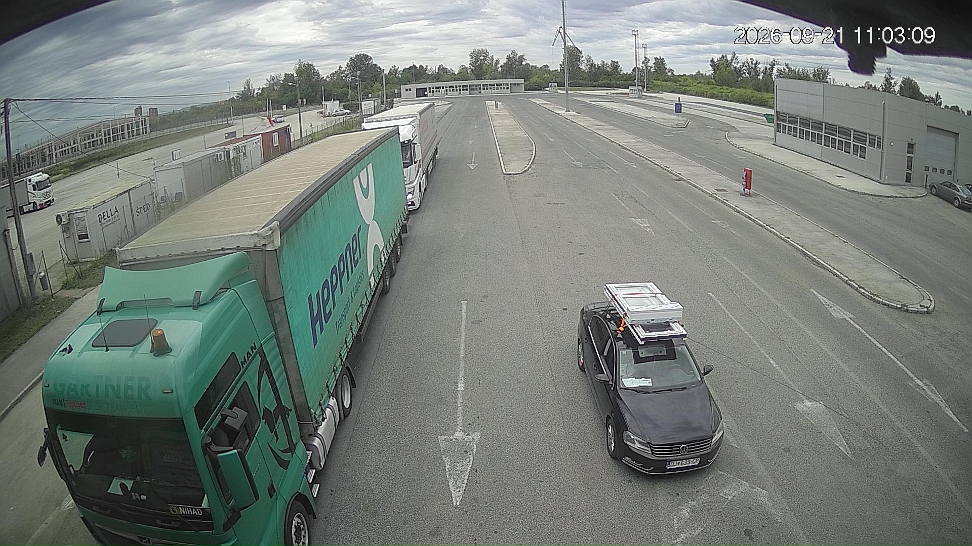 Šamac Exit (Bosnia → Croatia) — webcam