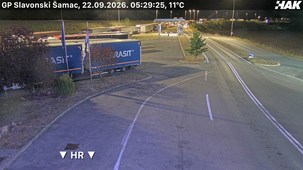 Šamac HAK (Bosnia → Croatia) — webcam