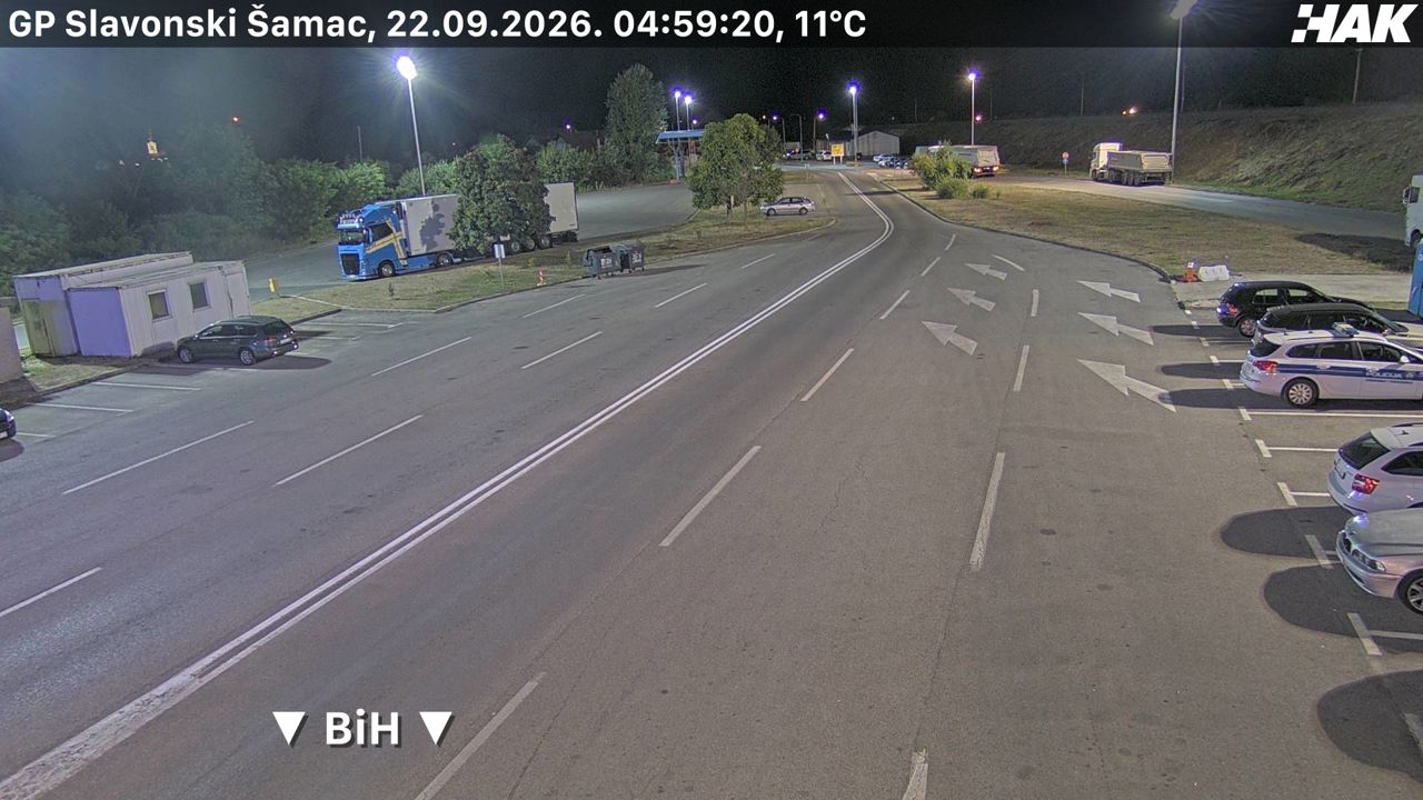 Šamac HAK (Croatia → Bosnia) — webcam