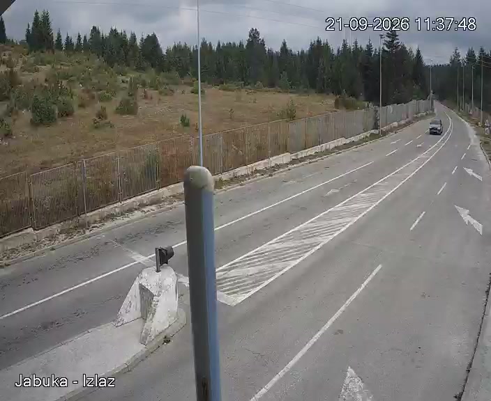 Jabuka izlaz (Serbia → Montenegro) — webcam