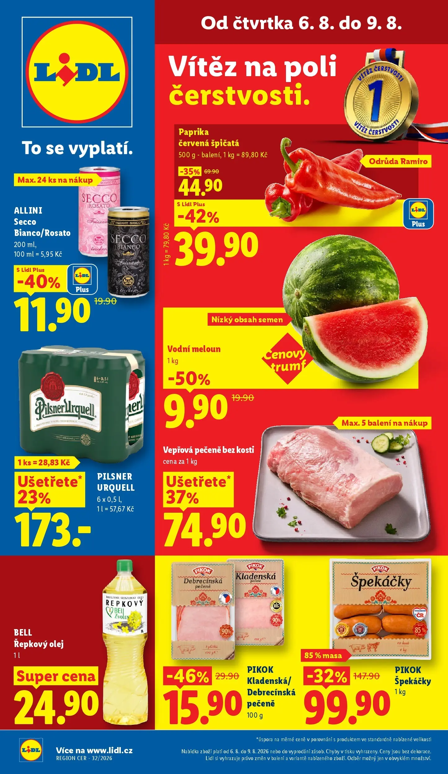 Lidl Leták 06.08–13.08.2026 — Strana 1
